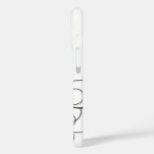 高級書道「セルフィー」レタリング エレガント Case-Mate iPhoneケース (裏面 / 左)