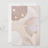 高級気泡水彩結婚式招待状 招待状 (裏面)