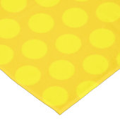 高級水玉模様 | 黄モダン色と金ゴールド テーブルクロス (アングル)