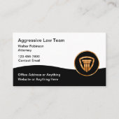 高級法律事務所弁護士サービス名刺 名刺 (正面)