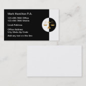 高級法規スケール弁護士名刺 名刺 (正面/裏面)