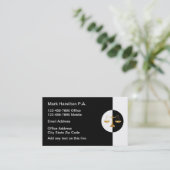 高級法規スケール弁護士名刺 名刺 (スタンド正面)