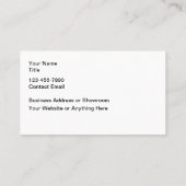 高級海洋サービス航海の名刺 名刺 (裏面)