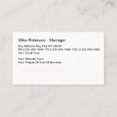 高級海航海の事機関 名刺 (裏面)