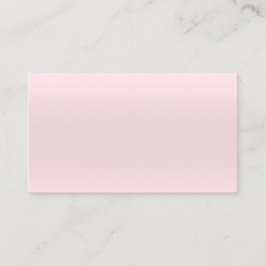 高級清掃サービス住宅用シルバーピンク 名刺 (裏面)