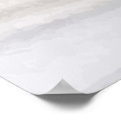 高級灰色の水彩及び金ゴールド質感 ポスター (角)