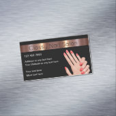 高級爪、 ネイル美しいサロン磁気名刺 マグネット名刺 (インサイチュ)