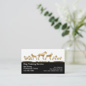 高級犬用トレーナー名刺 名刺 (スタンド正面)