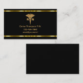 高級登録ナース医療用名刺 名刺 (正面/裏面)