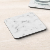 高級白い大理石のテクスチャ コースター (左側)