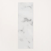 高級白い大理石のテクスチャ ヨガマット (正面)