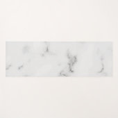 高級白い大理石のテクスチャ ヨガマット (正面(横))