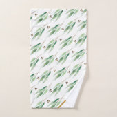 高級白色ユーカリ金ゴールドバスタオルセット バスタオルセット (ハンドタオル)