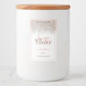 高級白製品包装ラベルバラ金ゴールド フードラベル (正面)