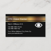 高級眼科医アポイントメント名刺 名刺 (正面)