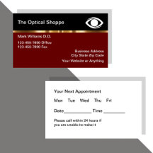 高級眼科医アポイントメント名刺