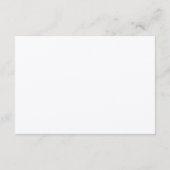 高級秋オレンジ&パープルワイルドフラワー結婚ズ エンクロージャーカード (裏面)