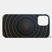 高級紙カット:ゴールデングラデーション。 Case-Mate iPhoneケース (裏面 (横))