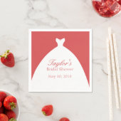 高級結婚ガウン スタンダードカクテルナプキン (インサイチュ)