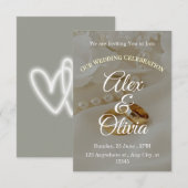 高級結婚式招待状 招待状 (正面/裏面)