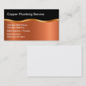 高級給排水設備銅スタイル 名刺 (正面/裏面)