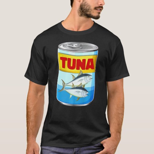 高級缶詰め本マグロ漁 Tシャツ (正面)