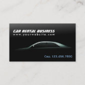 高級自動車概要車の採用/レンタル名刺 名刺 (正面)
