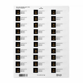 高級航海のOffice一括差出人住所ラベル ラベル (フルシート)