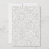 高級華美水彩孔雀のメ結婚ニュー・カード サンキューカード (裏面)