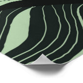 高級葉自然背景。フローラルパターン、T ポスター (角)