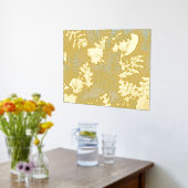 高級葉金ゴールドパステル実在自然 箔ポスター (レイダウン (キッチン))