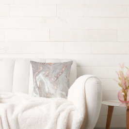 高級薄紫マーブルパールクッション クッション