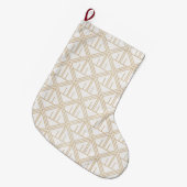 高級装飾品 20 ラージクリスマスストッキング (正面 (吊り時))