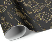 高級誕生日ラッピング紙 ラッピングペーパー (ロールコーナー)