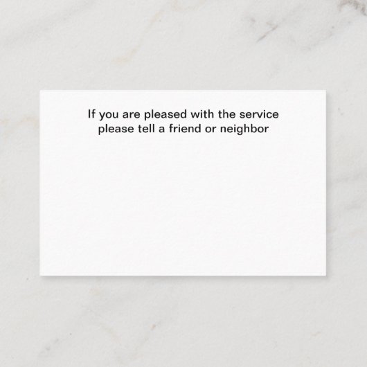 高級資産管理金融サービス 名刺 (裏面)