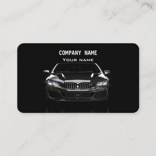 高級車のデザイン名刺 名刺 (正面)