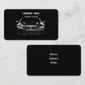 高級車のデザイン名刺 名刺 (正面/裏面)