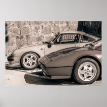 高級車のヴィンテージ写真