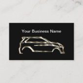 高級車の名刺のクールデザイン 名刺 (正面)