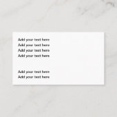 高級車の名刺のクールデザイン 名刺 (裏面)