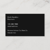 高級車の名刺デザイン 名刺 (裏面)