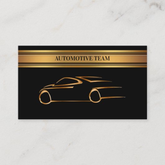 高級車の名刺ユニーク 名刺 (正面)