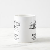 高級車を雇うプロモーションコーヒーマグ コーヒーマグカップ (中央)