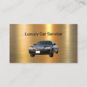高級車サービスUberドライバー 名刺 (正面)