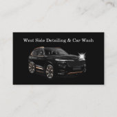 高級車ディテールダブルサイドビジネスカード 名刺 (正面)