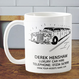 高級車レンタルのプロモーション コーヒーマグ コーヒーマグカップ