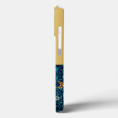 高級金ゴールドとアートワークビクトリアンイニシャル Case-Mate iPhoneケース (裏面 / 左)