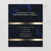 高級金ゴールドとブルーマーブル公証人 チラシ (裏面)