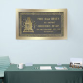 高級金ゴールドアピールクラウンビーハイブ 横断幕 (トレードショー)