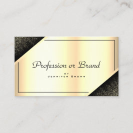 高級金ゴールドグラデエレガントーションきらめくの開館時間 名刺